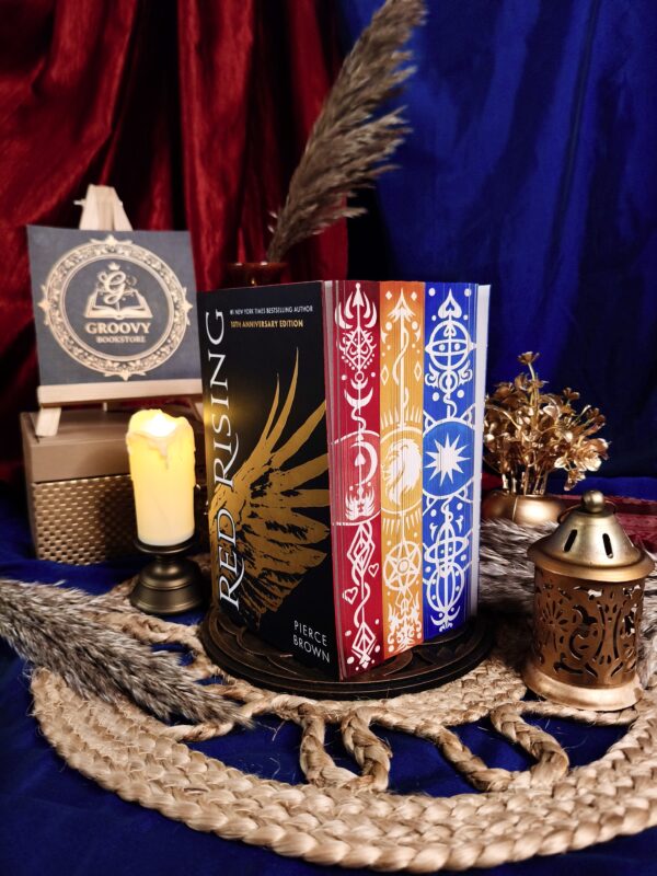 Red Rising Sprayed Edges Red Rising Series – Hand-Painted Edges Collector’s Edition – Groovy ...